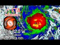 Hurricane Eta Rapidly Intensifying in the Caribbean Sea