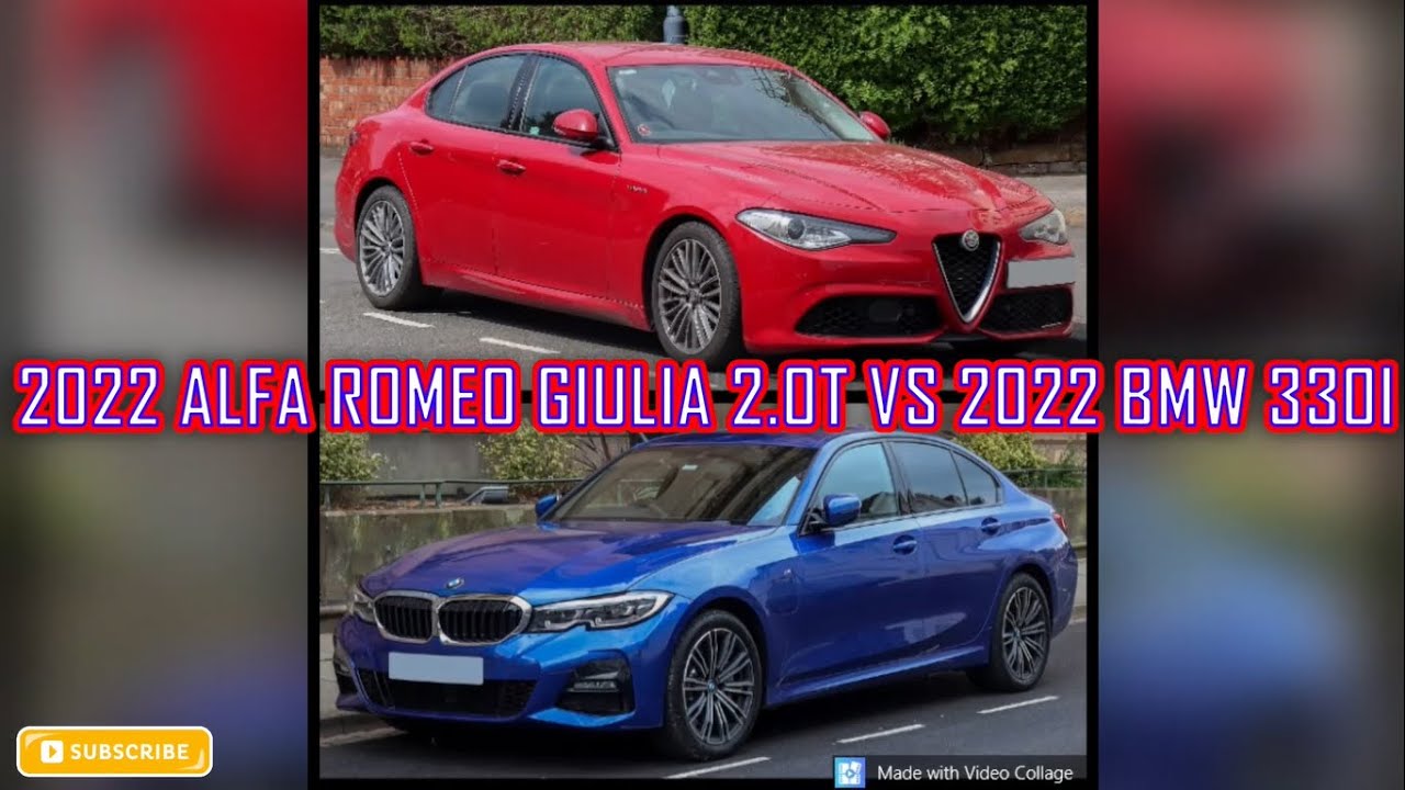 2022 Alfa Romeo Giulia vs 2022 BMW 3 Series - Car Spec Comparison - YouTube