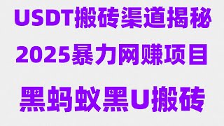 2025灰产黑USDT网络赚钱USDT搬砖教程轻松实现一天过万RMB跑分稳定项目2025暴利网赚项目汇总怎么购买usdt?10分钟教会你搬砖挣钱收到黑u会冻结吗?
