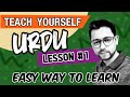 Lesson 1  teach yourself urdu  learn urdu in english
