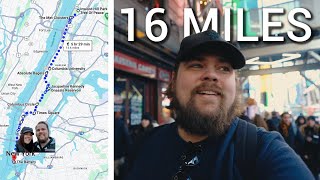 We WALKED the Length of NYC in 1 Day