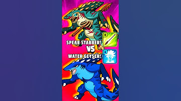 Dead Sharkonyx VS Normal Sharkonyx Battle in dynamons world 🔥 #dynamonsworld #pokemon #shorts