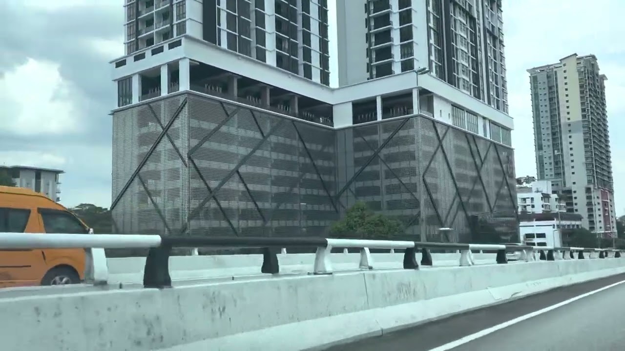 Kinetic Panels of Avara Seputeh Service Apartment, futuristic view ...