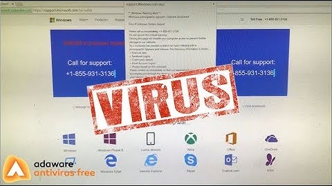 Windows Warning Alert | Error # Unknown System Failure Virus Popup