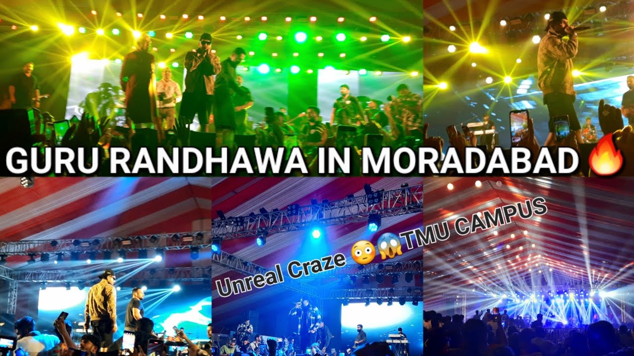 Guru Randhawa in Moradabad TMU university 2023 Full Live show