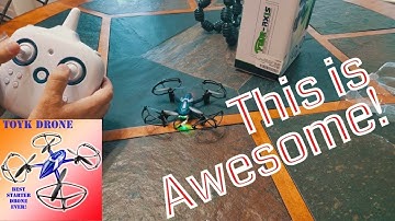 TOYK Drone  2.4Ghz 6-Axis Gyro 4-Channel Quadcopter Mini RC Drone - Good Choice for Drone Training