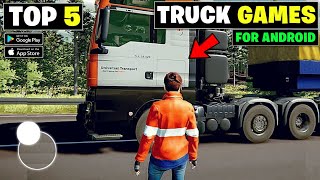 Top 5 Truck Driving Games For Android | Best Truck Simulator Games For Android 2023 screenshot 1