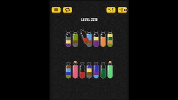 [BRAIN GAME] Soda Sort Puzzle LEVEL 2219 (Challenging the World Record)