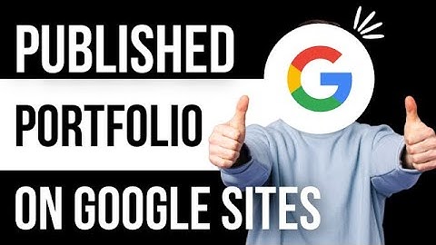 Publish a Google Sites page