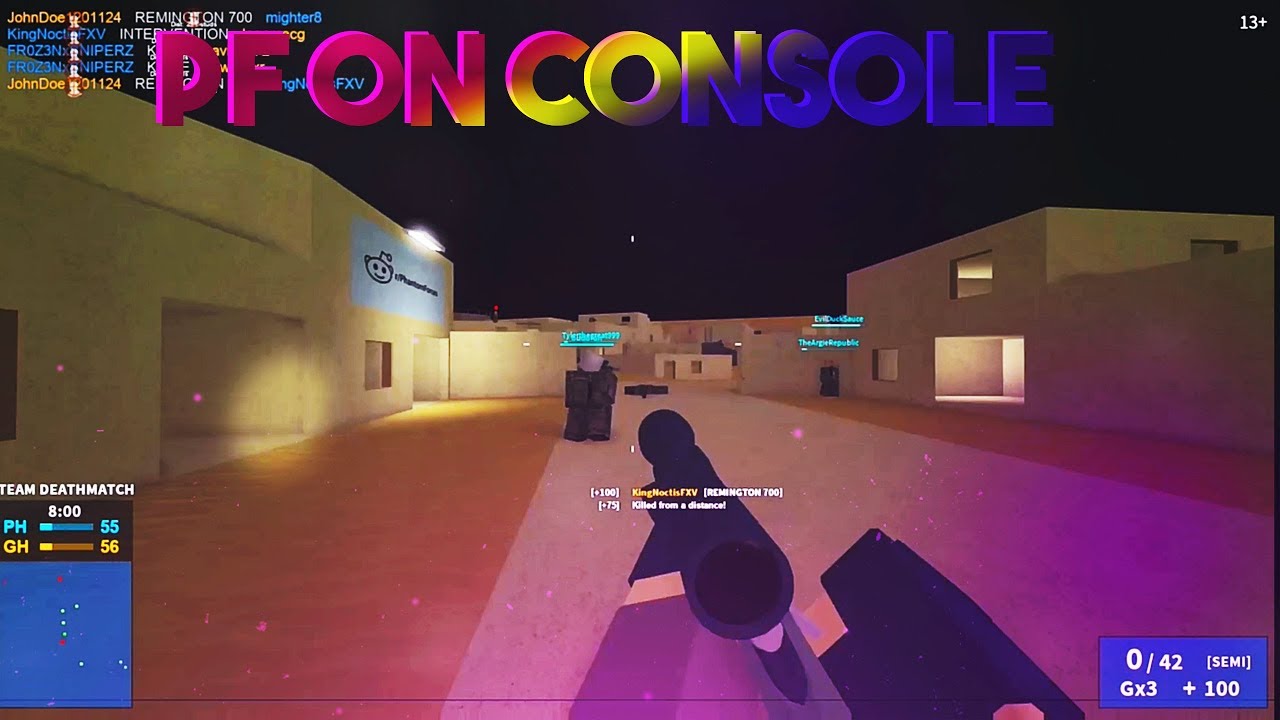 Do I Play Phantom Forces On Console Well Youtube - roblox phantom forces console