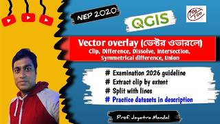 Overlay II Vector Overlay QGIS II Clip Dissolve Intersection Difference Symmetrical Difference Union