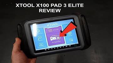 XTOOL X100 Pad 3 Elite Scan Tool Review