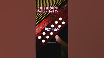 Beginner Knowledge: Buttons Part IV - Bass #accordion #acordeon