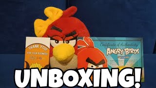 Angry Birds Girl Bird Ruby Plush Unboxing