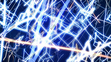 Abstract Loopable CGI motion graphics with sci-fi fantasy and neon lines
