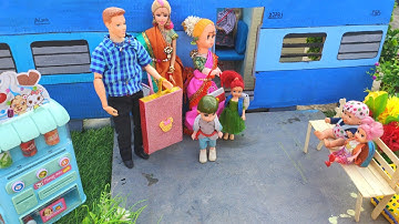 Barbie Doll All Day Routine In Indian Village/Radha Ki Kahani Part -165/Barbie Doll Bedtime Story||