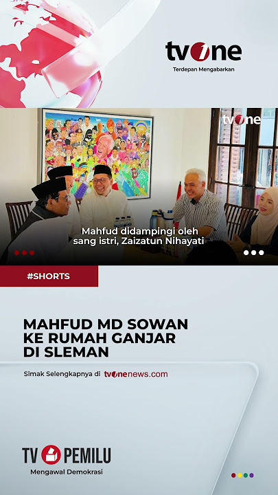 Mahfud MD Kunjungi Rumah Ganjar di Hari Pertama Lebaran #shorts #tvone #news #ganjarpranowo