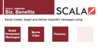Scala Y Samsung Plataforma Inteligente De Señalización Digital