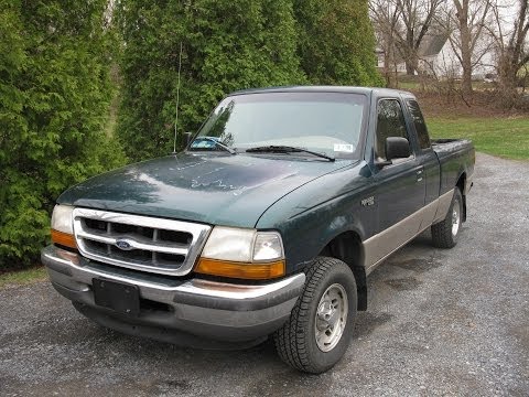 1998 Ford Ranger XLT Start Up, Tour, and Quick Test Drive - YouTube