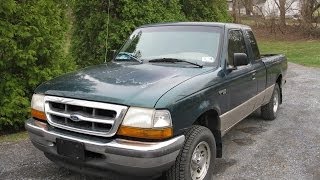 1998 Ford Ranger XLT Start Up, Tour, and Quick Test Drive 1998 Ford Ranger Xlt 5 Speed Cinematic Tour Start Up
