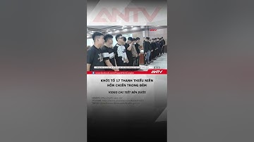 Bắt nhóm thanh thiếu niên lạng lách, đánh võng, truy đuổi nhau trong đêm #antv #shorts #gayroitrattu