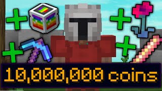 How Sweats Spend 10M Coins on a New Skyblock Profile