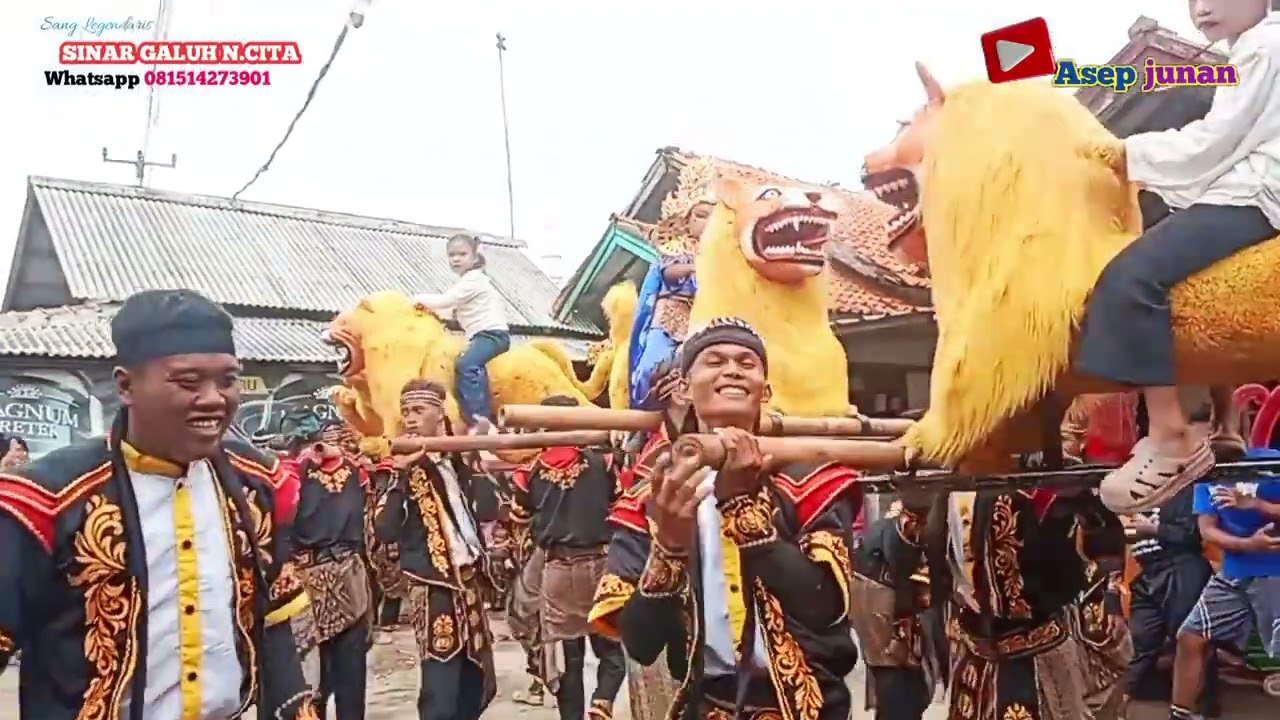 Aktraksi Sisingaan Sinar Galuh N. cita 2025 || Show Tamelang Purwasari Karawang