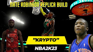 Nate Robinson “Krypto” replica build on NBA 2K23