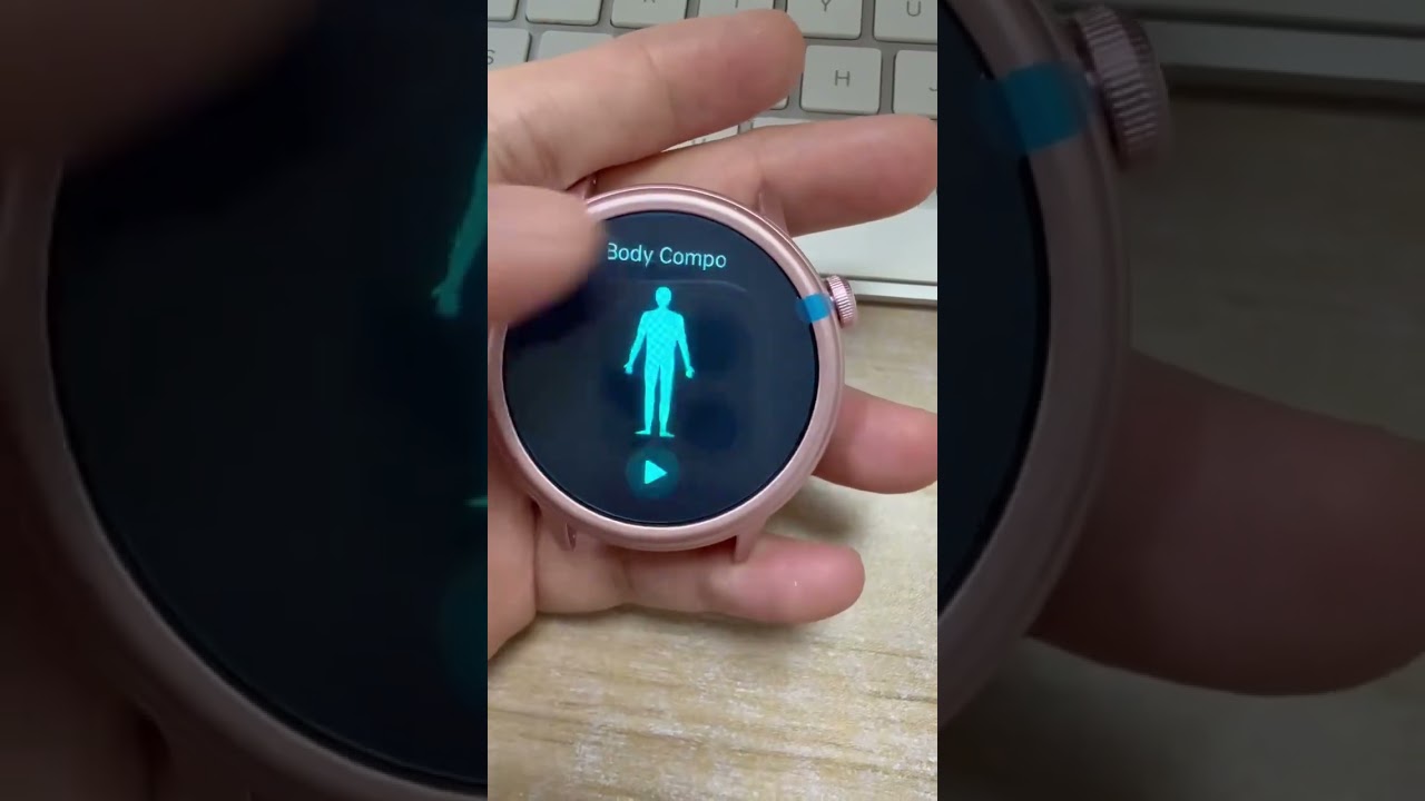 1.39inch Round ET470 Wrist Watches Smart ECG Body Composition Blood Pressure Monitoring Sports Watch