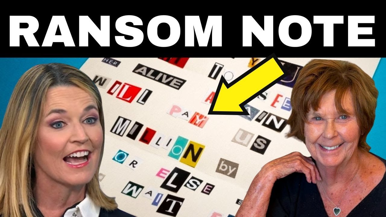 Savannah Ransom Note 🔴 BREAKING - RANSOM NOTE!! SAVANNAH GUTHRIE'S MOM - LIVE - YouTube