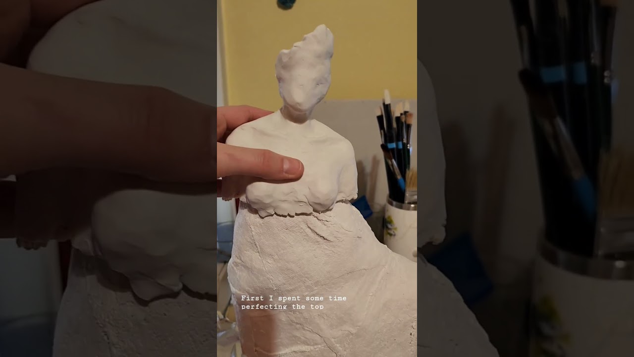 Part 2 making of sculpture about women's identity. Check back for Part 3!