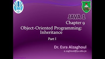 Java: chapter 9 - Inheritance Introduction  (In Arabic)