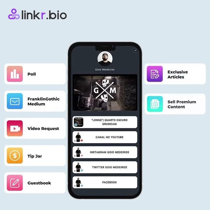 (EN) Linkr.bio for Artist!