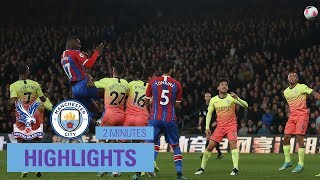 The goals and big chances from premier league game between crystal
palace manchester city at selhurst park.