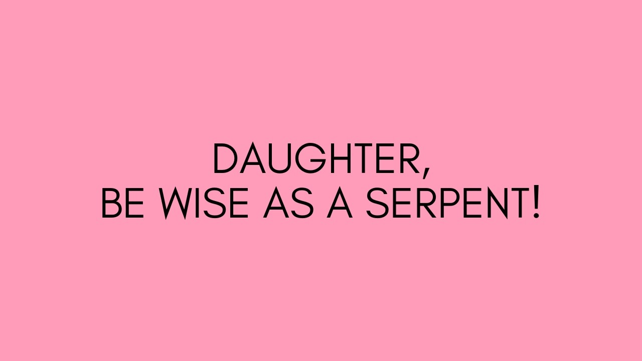 Don't Forget Your Discernment...