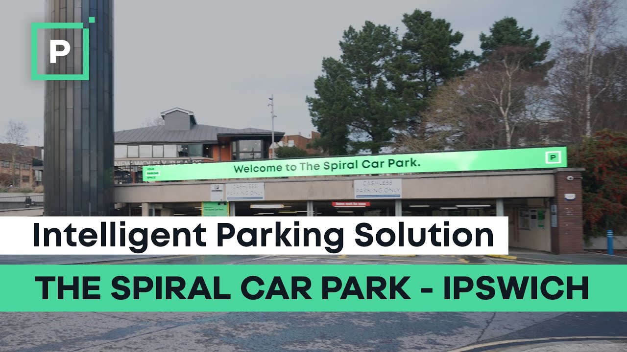 Intelligent Parking Solution for The Spiral Car Park - Ipswich - YouTube