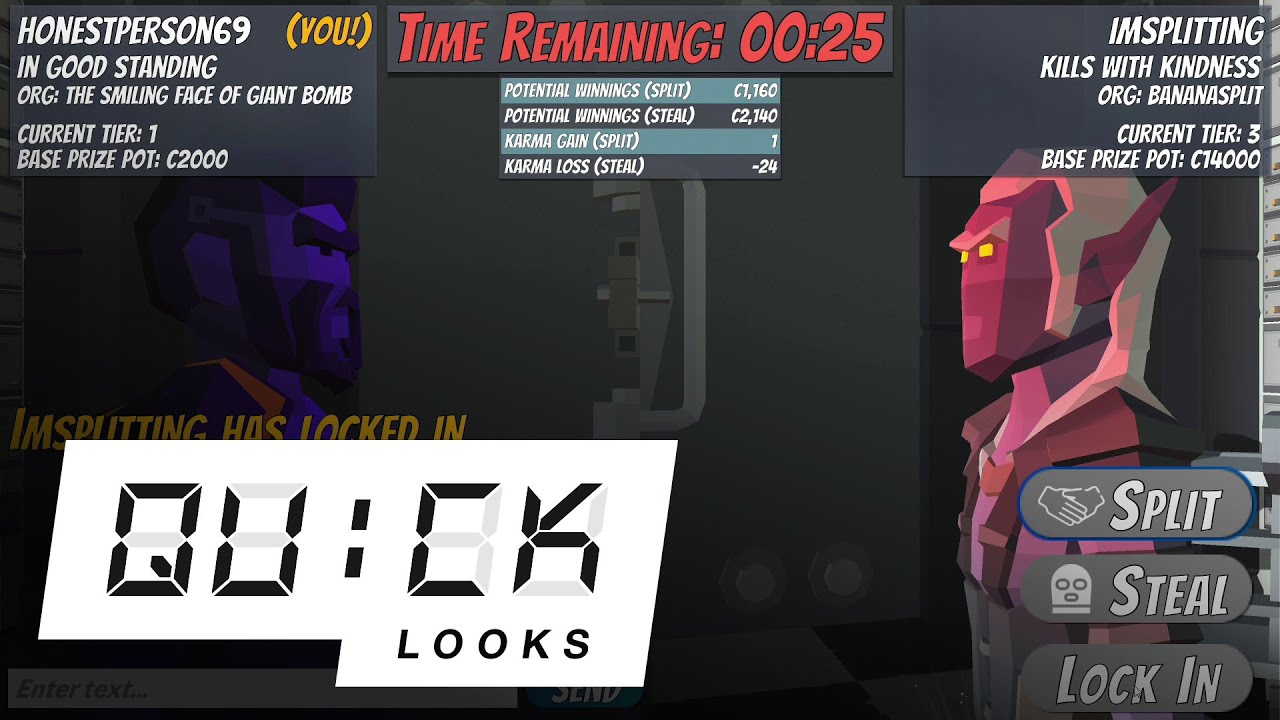 Split Or Steal Quick Look YouTube