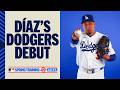 Edwin Díaz is SCORELESS in his DODGERS DEBUT! 🎺 | MLB Spring Training Highlights