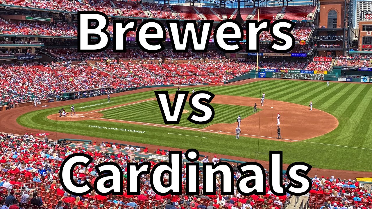 Mlb - Cardinals Vs Brewers - Cards Drop Game 1 Of Huge Nl Central Showdown!