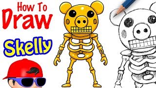 How To Draw Skelly Roblox Piggy Youtube - skelly roblox