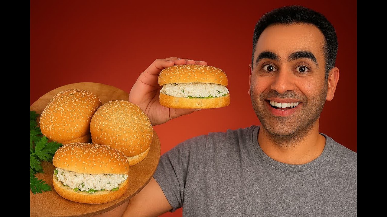 Healthy Chicken Sandwich Recipe | No Oven, High Protein, Super Easy!