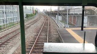 和田岬線103系前面展望　兵庫〜和田岬　JR Wadamisaki Line 103 series  Hyogo to Wadamisaki