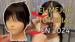 El flequillo abierto/cortina tutorial paso a paso PARA TODOS LOS PELUQUEROS!