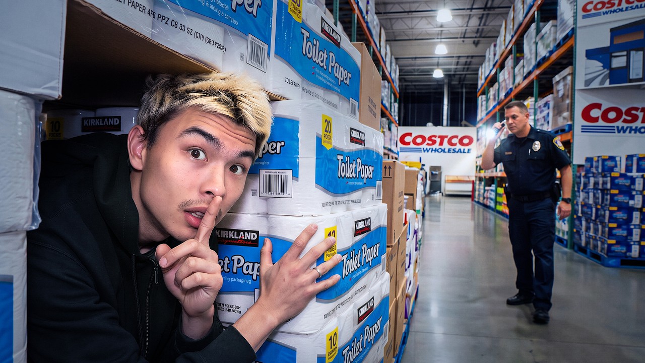 24 HOUR OVERNIGHT COSTCO CHALLENGE