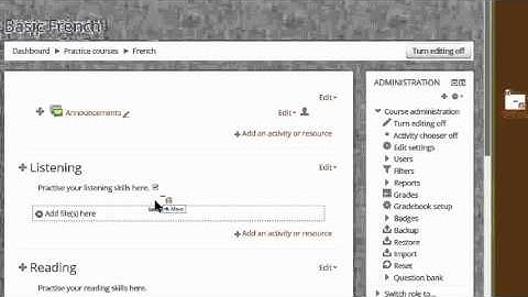 VIDEO07 Glisser et déposer des fichiers