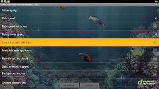 aniPet Aquarium LiveWallpaper video demo screenshot 5