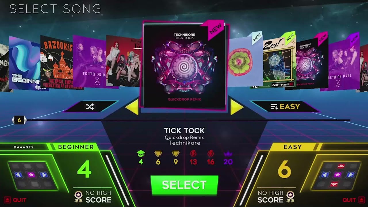 [StepManiaX] Tick Tock (BEGINNER/EASY)