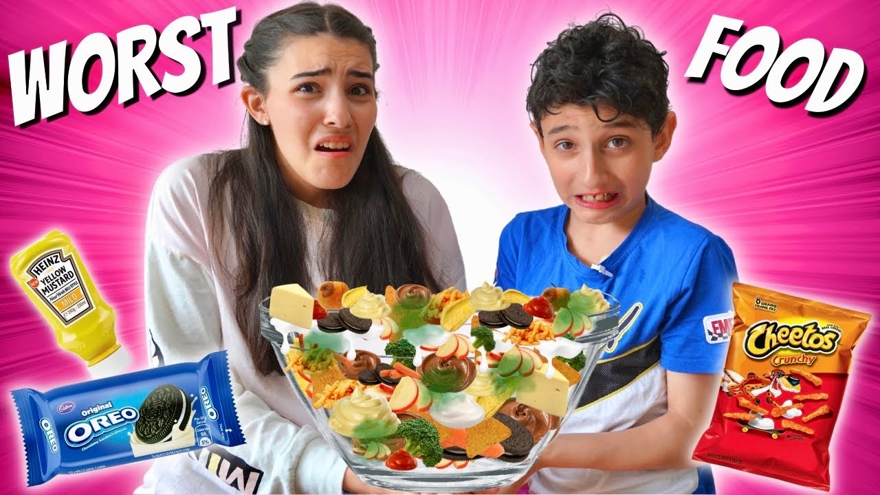 Eating The WORST FOOD Combinations Ever 🤢 l Five of us YouTube