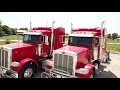 Matching Pair!! Low Mile 2015 Peterbilt 389&#39;s Factory Warranty, 58&quot; Sleeper Light Weight Spec