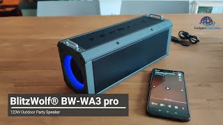 GadgetsFromChina - Review Blitzwolf® BW-WA3 Pro 120W Speaker